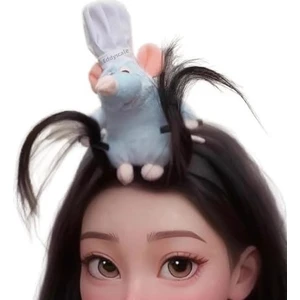 Kadınlar Sevimli Fare Karikatür Hayvan Remy Ratatouille Peluş Oyuncak Bantlar Cosplay Sahne Cadılar Bayramı Kostüm Headwears (Yurt Dışından)