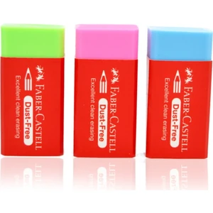 Castell Dust Free Renkli Silgi 3 Adet