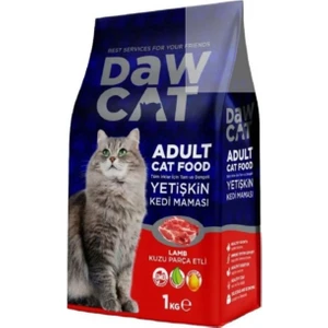 Nesıl Dawcat 1 kg Kuzu Parca Etlı Yetıskın Kedı Maması