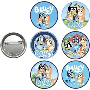 Parti Dükkanım Bluey Rozeti 6 Adet