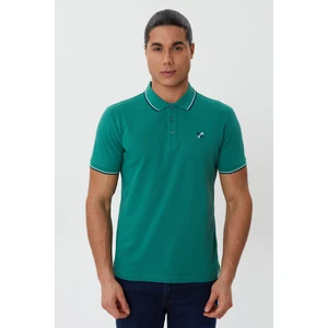 Tony Montana Regular Fit Polo Yaka Nakış Detaylı T-Shirt-PL2472TY241
