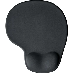 Bilek Destekli Mousepad Ergonomik Kaymaz Taban Siyah Mousepad - Oval