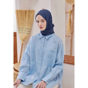 Bambu Şal Parlament Mavi