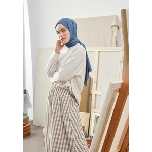 Bambu Şal Koyu Mavi