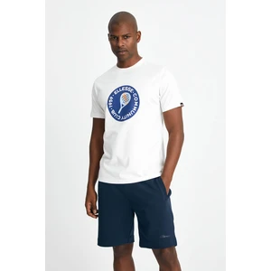 Logolu Bisiklet Yaka % 100 Pamuk T Shirt Erkek T Shirt EM185