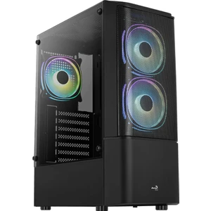 Quantum 3X12CM Frgb Fanlı, Mesh Tasarım Ön Panel, Tempered Glass Yan Panel USB 3.0 Atx Bilgisayar Kasası (Ae-Qntm)