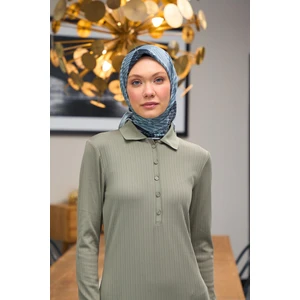 Harmony Collection Soft Eşarp Gri Lacivert 1176-08