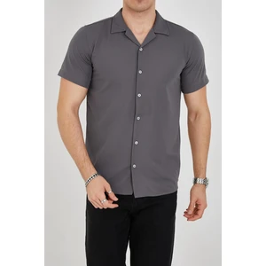 Enzim Jeans Erkek Slim Fit Polycotton Kısa Kol Gömlek