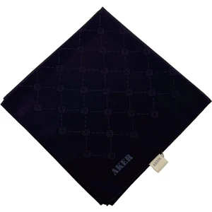 Monogram Eşarp - Siyah 911