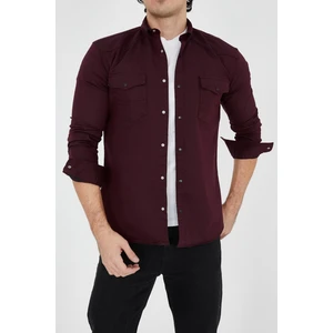 Enzim Jeans Erkek Yıkamalı Kot Gömlek