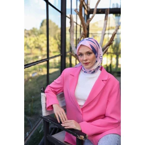 Boheme Collection Soft Eşarp Menekşe Pembe 1174-13