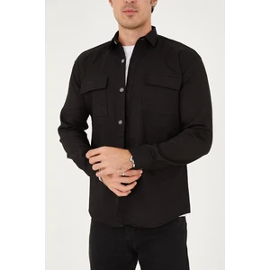 Enzim Jeans Erkek Kot Gömlek- Düğmeli