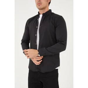 Enzim Jeans Erkek Yıkamalı - Kot Gömlek