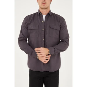 Enzim Jeans Erkek Kot Gömlek- Düğmeli