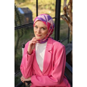 Canvas Desen Soft Eşarp Krem 1164-08