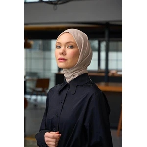 Düz Desen Vual Şal Papaya Vual Ipek Şal -  9800-38