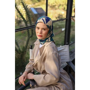 Canvas Desen Soft Eşarp Haki 1164-11