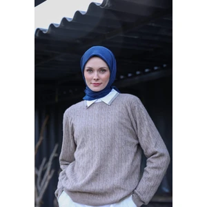 Celina Jakar Eşarp Lacivert 9902-08