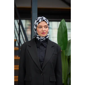 Harmony Collection Soft Eşarp Siyah Beyaz 1181-06