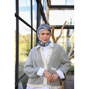 Boheme Collection Soft Eşarp Gri 1172-07