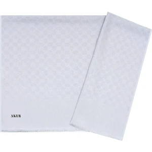 Elegance Monogram Şal - Açık Gümüş 973