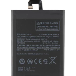 Tekno Prime Xiaomi Mi Note 3 BM3A ile Uyumlu Ithal Pil