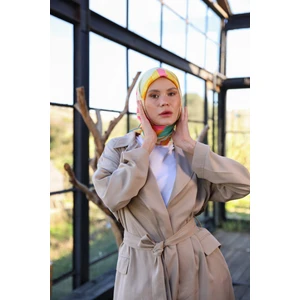 Boheme Collection Soft Eşarp Hardal Sarısı 1174-09