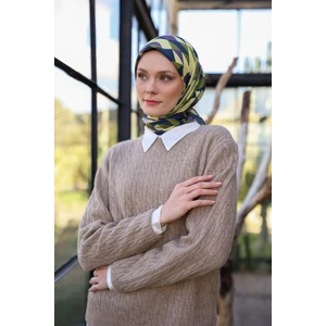 Triano Desen Soft Eşarp Limon Sarı 1171-04