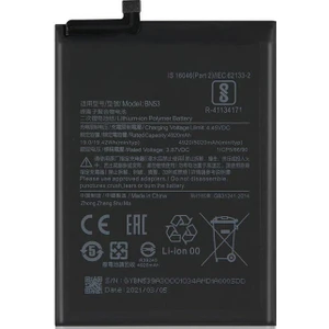 Tekno Prime Xiaomi Redmi Note 10 Pro BN53 ile Uyumlu Ithal Pil