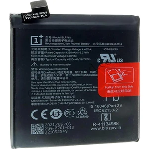 Tekno Prime One Plus 8 ile Uyumlu Ithal Pil BL761