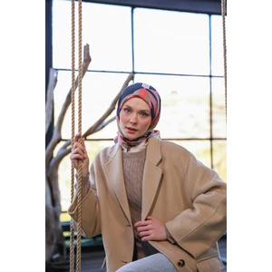 Boheme Collection Soft Eşarp Lacivert Vizon 1174-03
