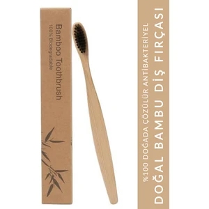 %100 Doğal Bambu Diş Fırçası