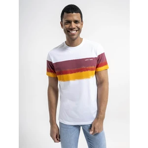 Erkek T-Shirt Beyaz-Kırmızı LF2036417