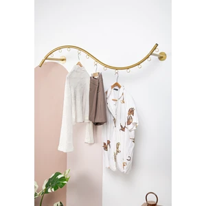 Fec Reklam Hypnos Gold Metal Duvara Monte Askılık Elbise Askılığı Konfeksiyon Askılığı Duvar Askısı Kıyafet Ask