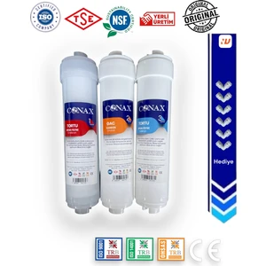 Tüm Kapalı Kasalar Için 3’lü Inline Ön Filtre Seti (ORJİNAL YENİ SERİ)