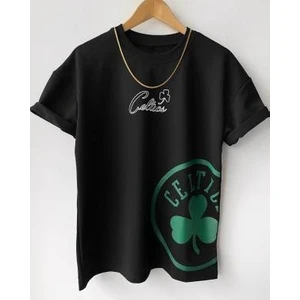 Wolters Outdoors Erkek Oversize Baskılı Pamuklu Bisiklet Yaka Kısa Kollu T-Shirt