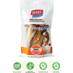 Warf Naturals Kurutulmuş Dana Kulak Köpek Ödül Maması 120GR.