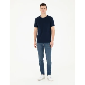 Pierre Cardin Erkek Mavi Slim Fit Jean Pantolon 50285133-VR036