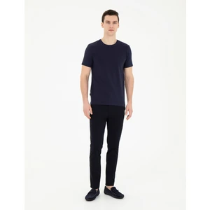 Pierre Cardin Erkek Lacivert Slim Fit Kanvas Pantolon 50289194-VR033