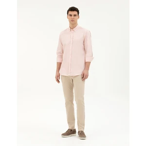 Pierre Cardin Erkek Bej Slim Fit Kanvas Pantolon 50288511-VR011