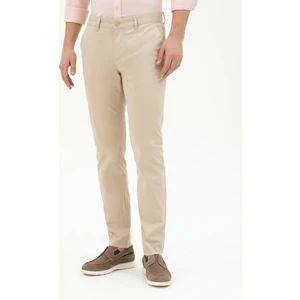 Pierre Cardin Erkek Bej Slim Fit Kanvas Pantolon 50288511-VR011