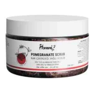 Homm Life Nar Çekirdeği Yağlı Scrub 250 ml Göl Tuzuhibiskus Tanecikli