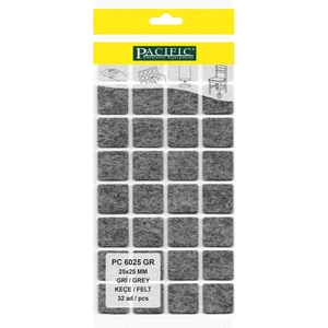 Gri Yapışkanlı Keçe (25 mm x 25 mm)