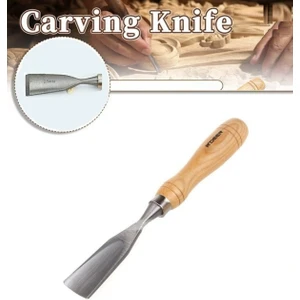 Ahşap Oyma Konik Iskarpela Bıçak Kaşık Kuksa Oval Oyma Yontma Bıçağı 25MM