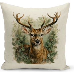 Bertille Home Yılbaşı Serisi Çift Tarafı Dijital Baskılı Kırlent Kılıfı (Christmas Noel Cushion Cover)