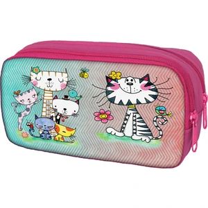 Skaer Apex Çift Gözlü Baskılı Kalem Kutusu