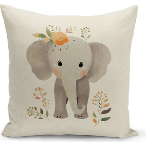 Bertille Home Çocuk Bebek Serisi Çift Tarafı Dijital Baskılı Kırlent Kılıfı (Kids Children Cushion Cover)