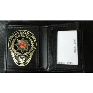 Vip Koruma Rozetli Cüzdanı,+1rozet Al-Sıvıle Satılmaz-Sadece Yakın Koruma Personelı Satın Alabılır.