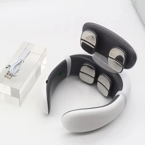 Smart Neck Akıllı Baş - Boyun Masaj  Yastık Aleti Cihazı Smart Neck Massager 42°c Sıcak Kompres Şarjlı