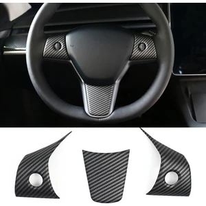 Model Y Mat Karbon Direksiyon Kaplaması